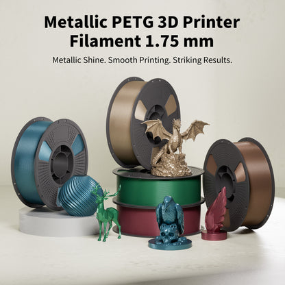 LEVEMAKER  Metallic PETG  3D Printer Filament 1.75mm 10kg--Bundled Sales