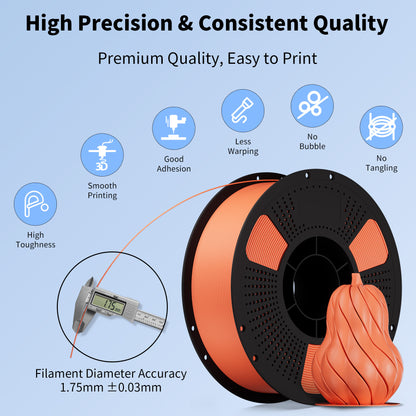 LEVEMAKER PLA 3D Printer Filament 1.75mm 1KG-- Beginner Friendly