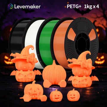LEVEMAKER PETG+ 3D Printer Filament  1.75MM 4KG--Bundled Sales