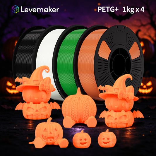LEVEMAKER PETG+ 3D Printer Filament  1.75MM 4KG--Bundled Sales