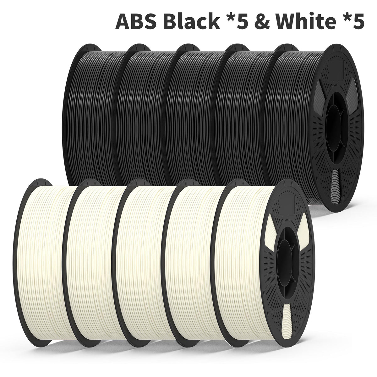 LEVEMAKER High-Impact ABS 3D Printer Filament  1.75mm Professional Grade 10KG -- Bundled Sales