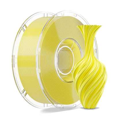 LEVEMAKER PLA Silk 3D Printer Filament 1.75mm, Shiny Silky Glossy Finish, High Speed 300mm/s Compatible with Bambu Lab / Creality