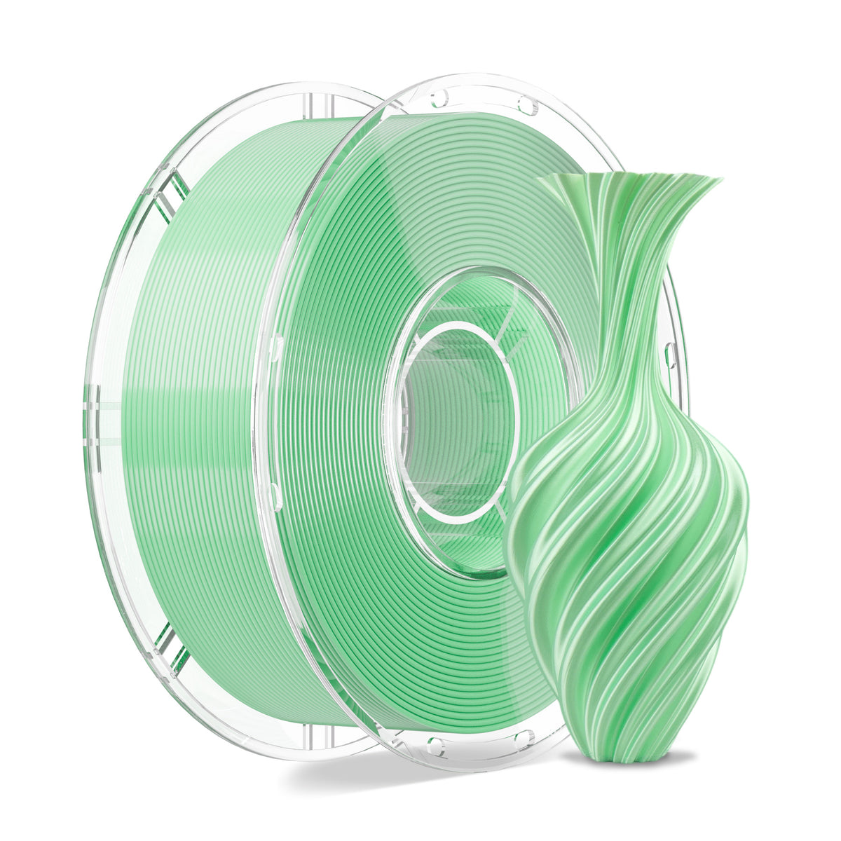 LEVEMAKER PLA Silk 3D Printer Filament 1.75mm, Shiny Silky Glossy Finish, High Speed 300mm/s Compatible with Bambu Lab / Creality
