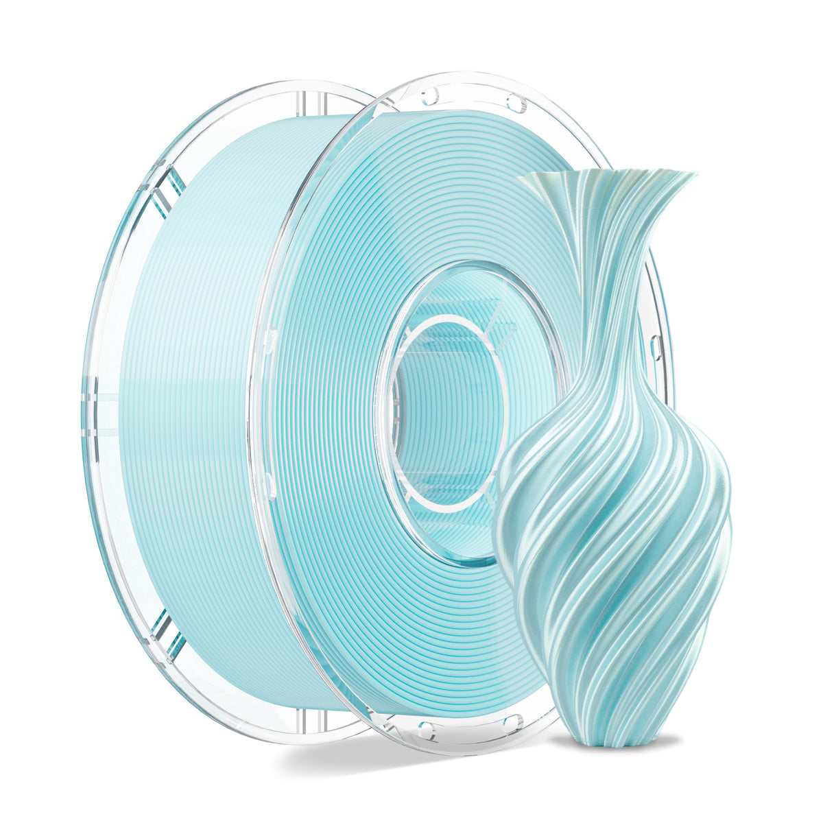 LEVEMAKER PLA Silk 3D Printer Filament 1.75mm, Shiny Silky Glossy Finish, High Speed 300mm/s Compatible with Bambu Lab / Creality