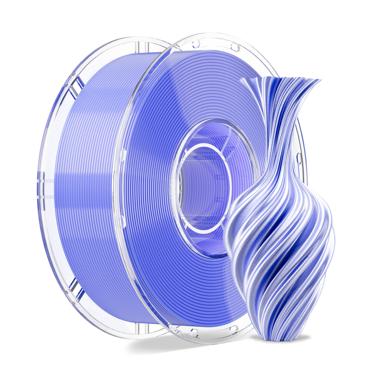 LEVEMAKER PLA Silk 3D Printer Filament 1.75mm, Shiny Silky Glossy Finish, High Speed 300mm/s Compatible with Bambu Lab / Creality