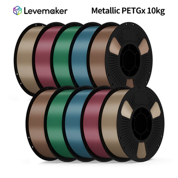 LEVEMAKER  Metallic PETG  3D Printer Filament 1.75mm 10kg--Bundled Sales