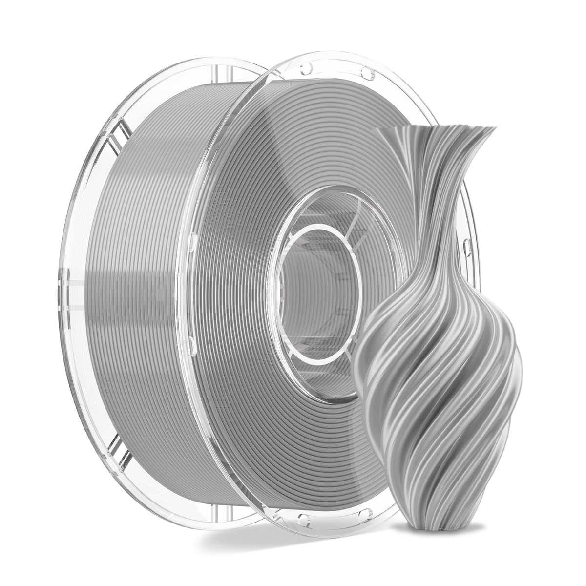 LEVEMAKER PLA Silk 3D Printer Filament 1.75mm, Shiny Silky Glossy Finish, High Speed 300mm/s Compatible with Bambu Lab / Creality