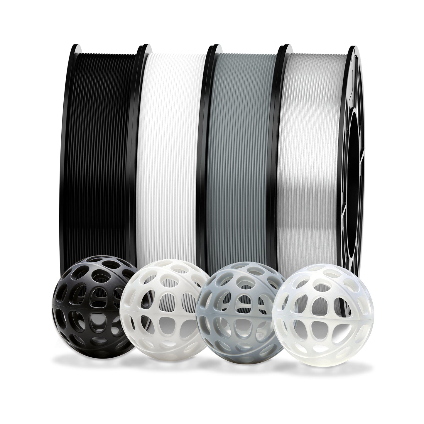LEVEMAKER TPU 95A 3D Filament 1.75MM 250G *4- High Elasticity & Tear Resistance