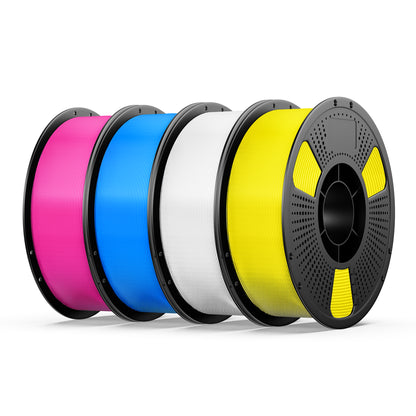 LEVEMAKER PLA CMYK 3D Printer Filament Bundle 1.75mm (4x1kg Set) for Multi-Color Lithophane