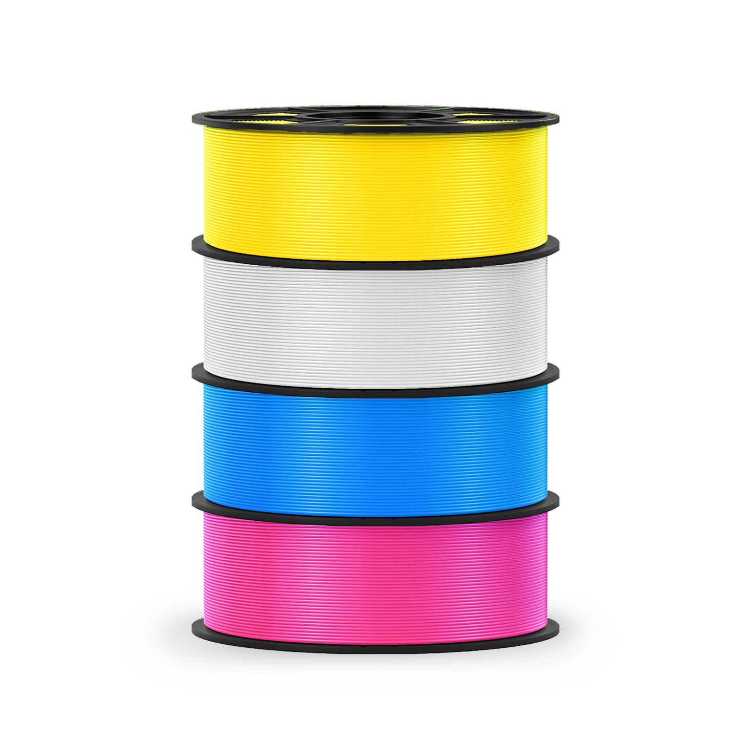 LEVEMAKER PLA CMYK 3D Printer Filament Bundle 1.75mm (4x1kg Set) for Multi-Color Lithophane