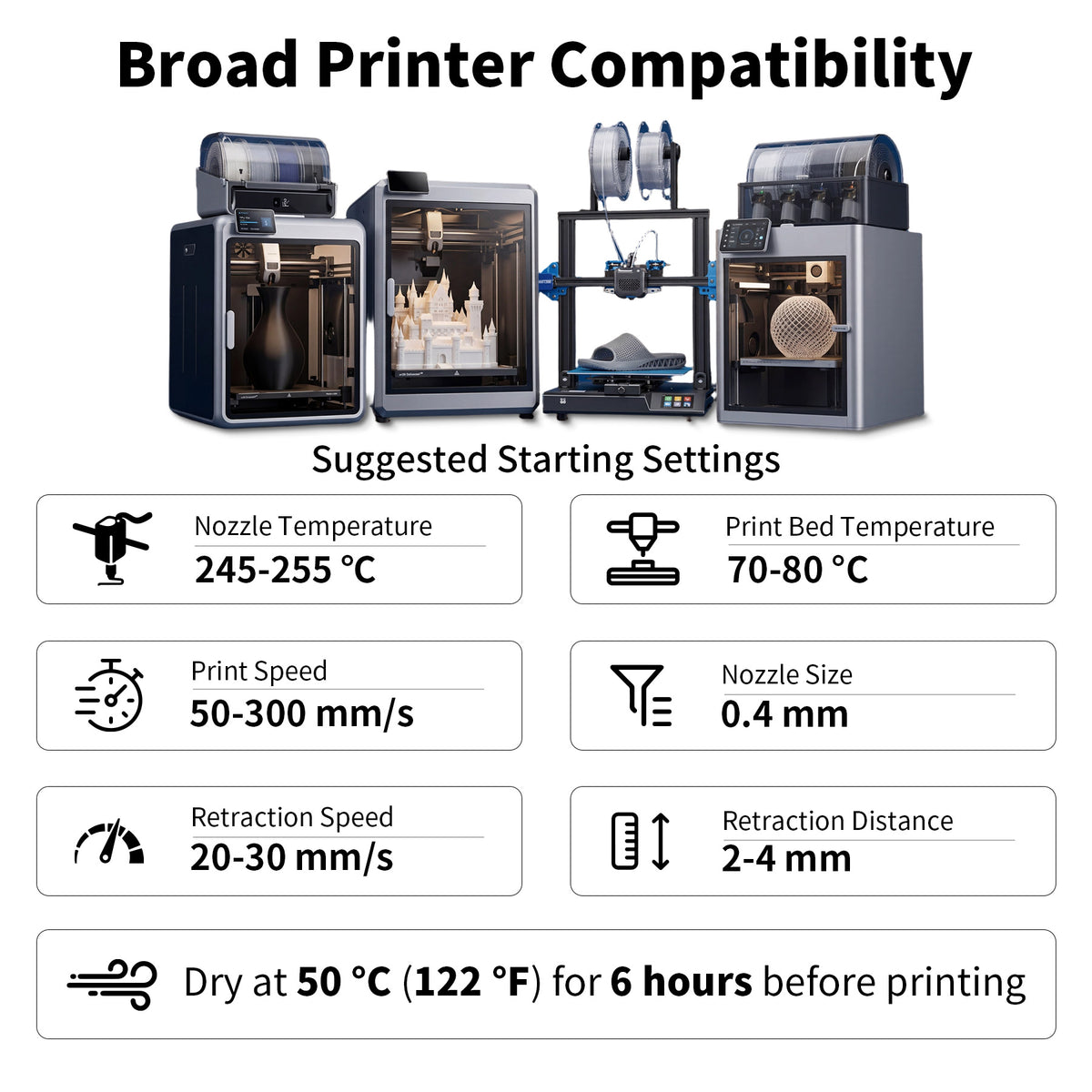 LEVEMAKER  Metallic PETG  3D Printer Filament 1.75mm 10kg--Bundled Sales